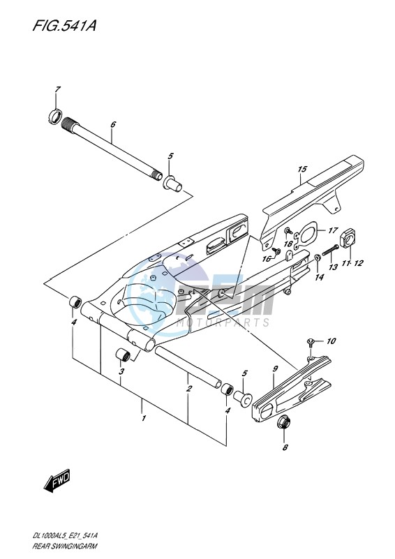 REAR SWINGINGARM