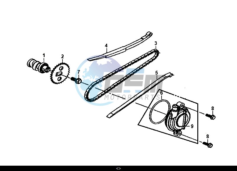 CAM SHAFT-CYL. HEAD L. SIDE COVER