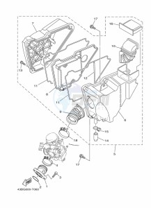 YBR125E YBR125 (BN9F) drawing INTAKE