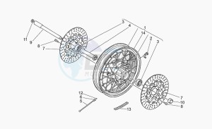 California 1100 Stone EV/EV Touring/80 drawing Front wheel