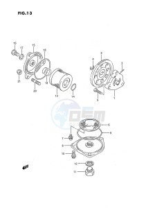 LT-F160 (P28) drawing OIL PUMP - FUEL PUMP