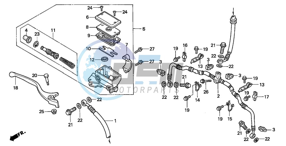 FR. BRAKE MASTER CYLINDER (2)