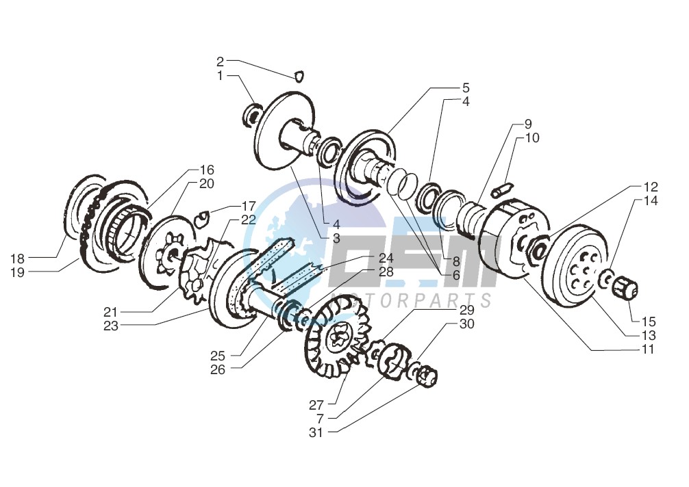 Driving pulley