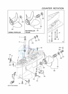 FL250DETX drawing PROPELLER-HOUSING-AND-TRANSMISSION-4