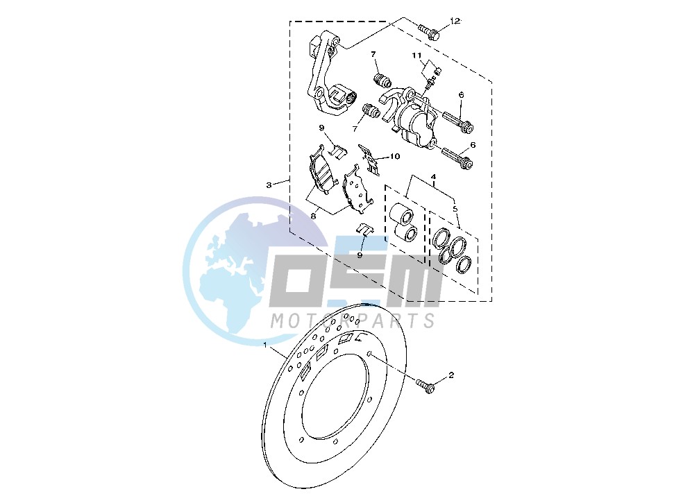 FRONT BRAKE CALIPER