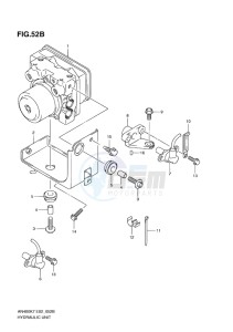 AN400 ABS BURGMAN EU-UK drawing HYDRAULIC UNIT