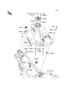 D-TRACKER 125 KLX125DEF XX (EU ME A(FRICA) drawing Fuel Tank