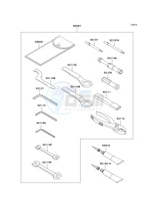 KLE 650 A [VERSYS] (9F-9F) A8F drawing OWNERS TOOLS