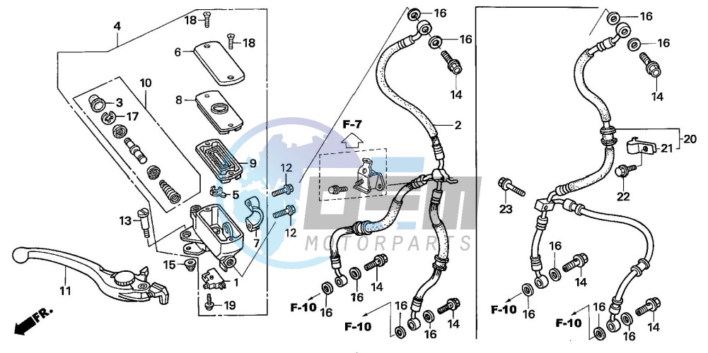 FR. BRAKE MASTER CYLINDER (CB1300/F/F1/S)