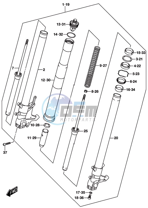 FRONT FORK DAMPER