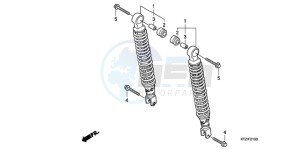 PES125R9 France - (F / CMF STC 2F) drawing REAR CUSHION