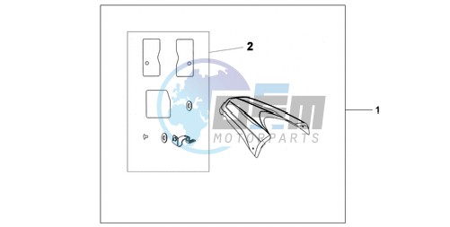 REAR SEAT COWL PEARL COOL WHITE