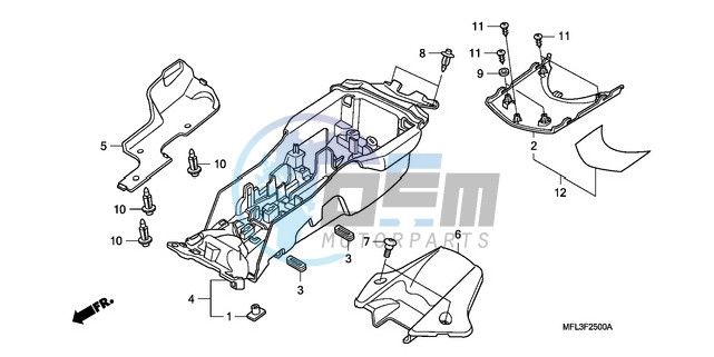 REAR FENDER (CBR1000RR)