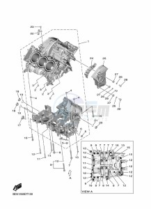 NIKEN GT MXT850D (B5B9) drawing CRANKCASE