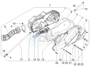 MP3 500 lt Sport business drawing Air filter