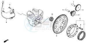 NT650V DEAUVILLE drawing PULSE GENERATOR/ STARTING CLUTCH