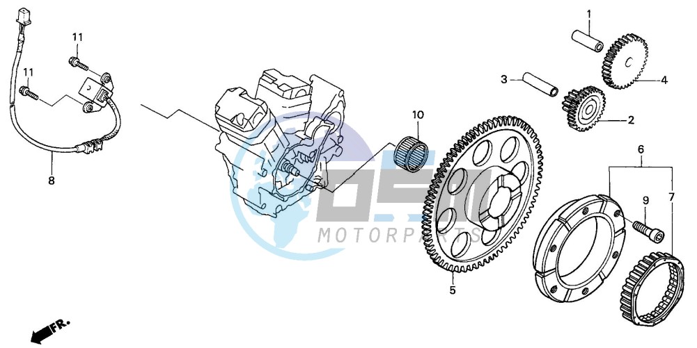 PULSE GENERATOR/ STARTING CLUTCH