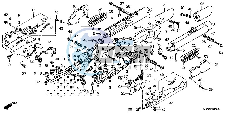 EXHAUST MUFFLER