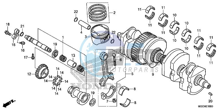 CRANKSHAFT/ PI STON