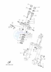 XTZ690 TENERE 700 (BW31) drawing STEERING