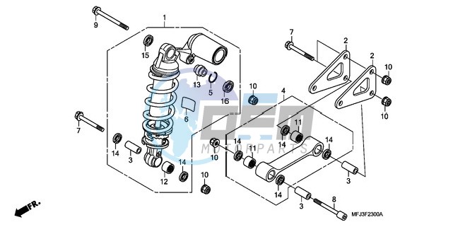 REAR CUSHION (CBR600RR)