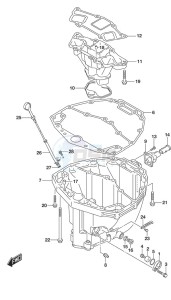 DF 225 drawing Oil Pan