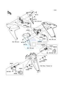 ER-6n ER650A7F GB XX (EU ME A(FRICA) drawing Turn Signals