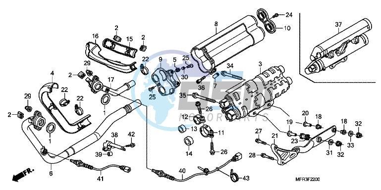 EXHAUST MUFFLER