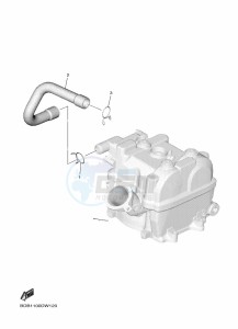 WR450F (BDB8) drawing AIR INDUCTION SYSTEM