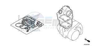 TRX420TED TRX420 Europe Direct - (ED) drawing GASKET KIT A