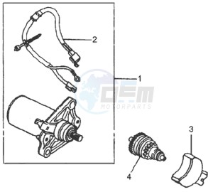 JET SPORT X SR 50 drawing STARTER