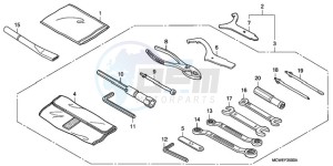 VFR800A9 Ireland - (EK / ABS MME) drawing TOOLS