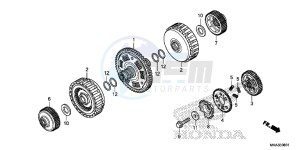 NC750XDG SH125AS UK - (E) drawing CLUTCH (NC750XD)