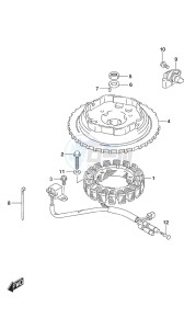 DF 9.9B drawing Magneto Manual Start