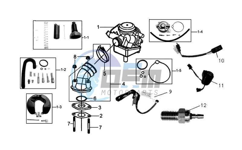 CABURATOR / INLET / FUEL CUT