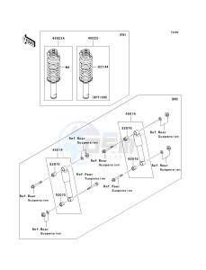 KAF 620 M [MULE 4010 4X4] (M9F) MAF drawing SHOCK ABSORBER-- S- -