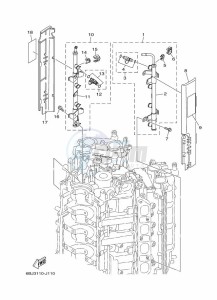 F350AETX drawing THROTTLE-BODY-2