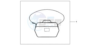 XL125VB drawing INNERBAG TOPBOX