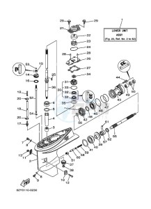 F50AEDL drawing LOWER-CASING-x-DRIVE-1