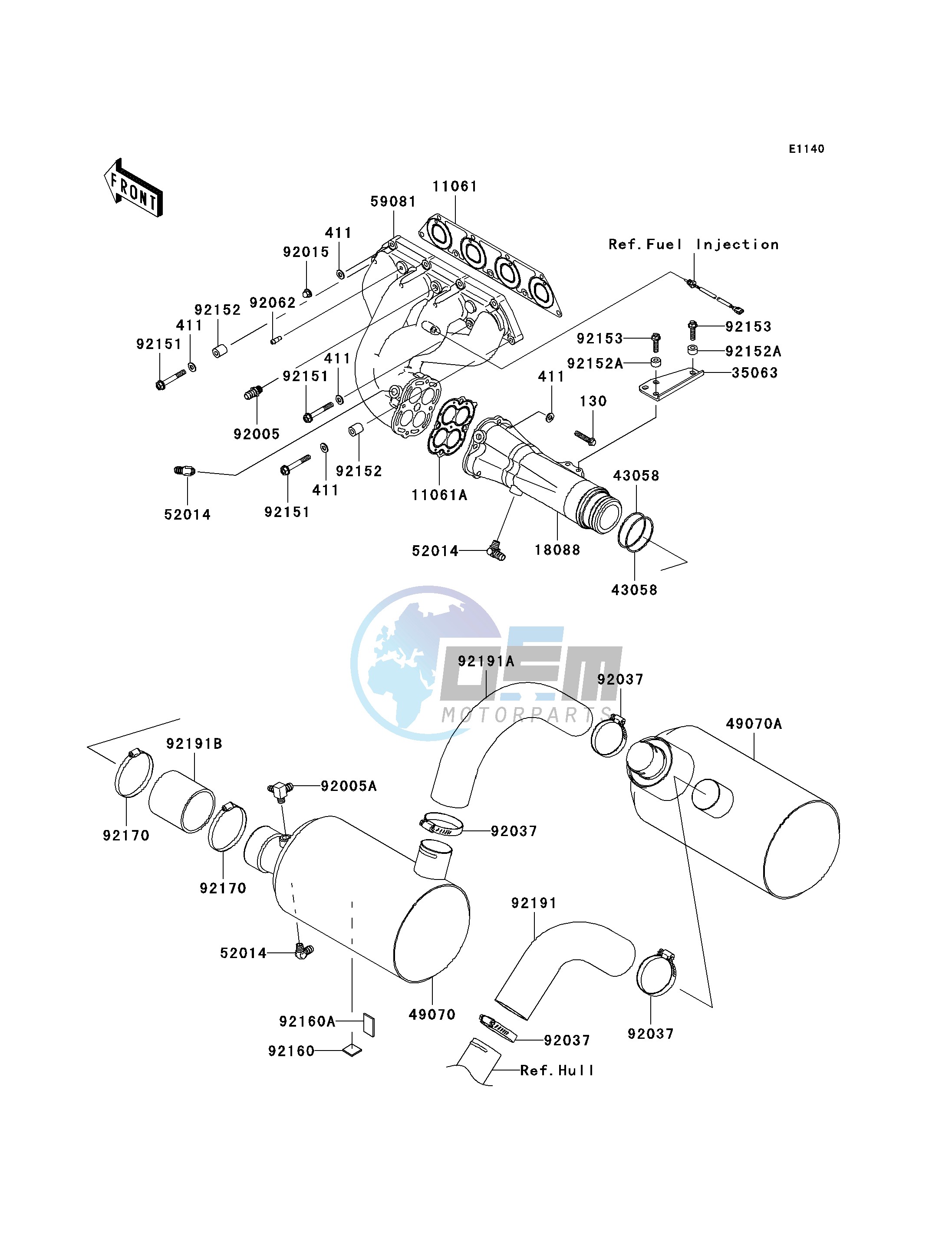 MUFFLER-- S- --- A6F - A8F- -