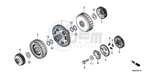 NC700XDD NC700X Dual Cluth ABS 2ED - (2ED) drawing CLUTCH (NC700XD)