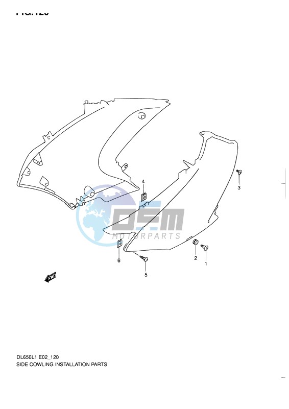 SIDE COWLING INSTALLATION PARTS