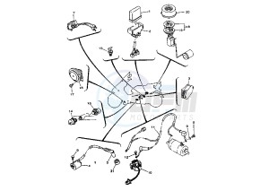 YP MAJESTY 150 drawing ELECTRICAL DEVICES