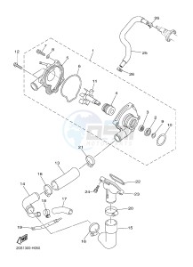 XJ6NA 600 XJ6-N (NAKED, ABS) (36BF 36BG) drawing WATER PUMP