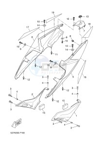 YZF-R125 R125 (5D7W 5D7W 5D7W 5D7W) drawing SIDE COVER