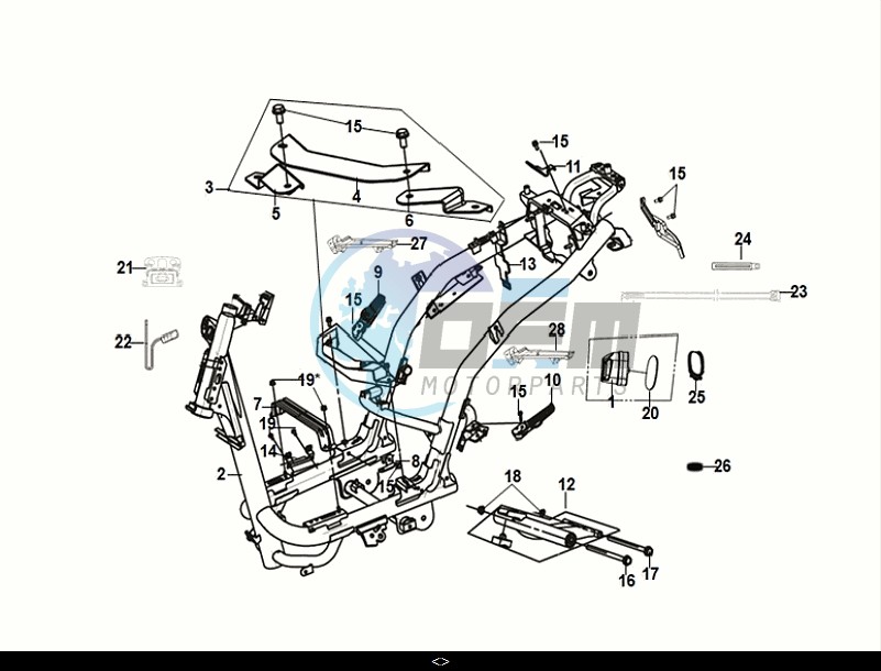 FRAME BODY - ENGINE MOUNT