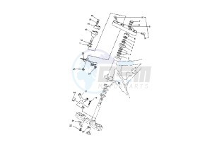 XVS A DRAG STAR CLASSIC 650 drawing STEERING