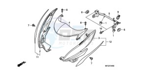 CB600FA France - (F / CMF 25K) drawing COWL