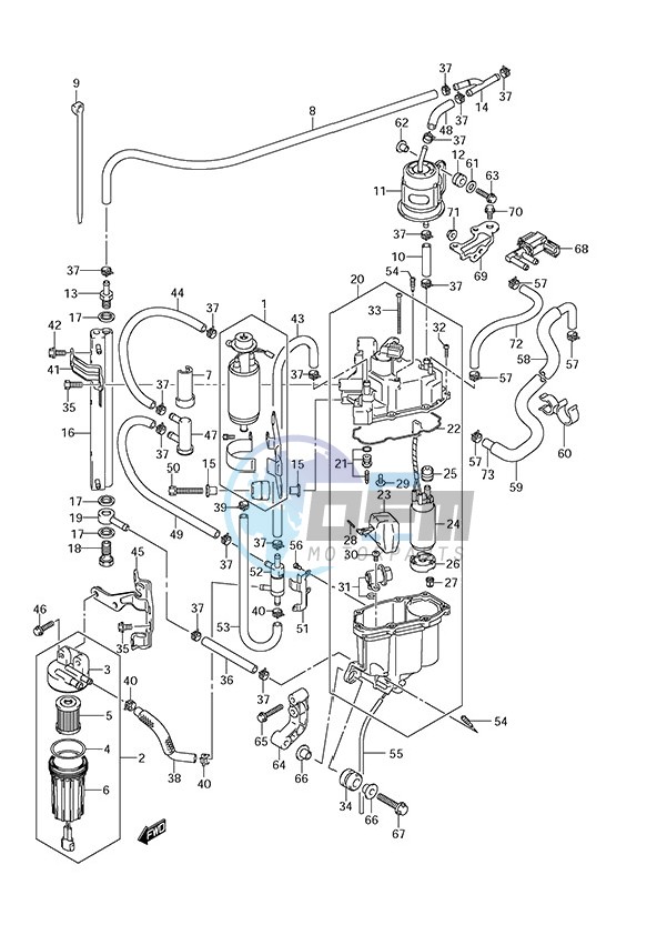 Fuel Pump/Fuel Vapor Separator