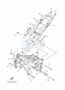 XSR900 MTM850 (BAED) drawing FRAME